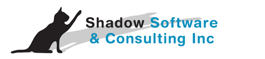 Shadow Software & Consulting Inc., with the black Shadow cat